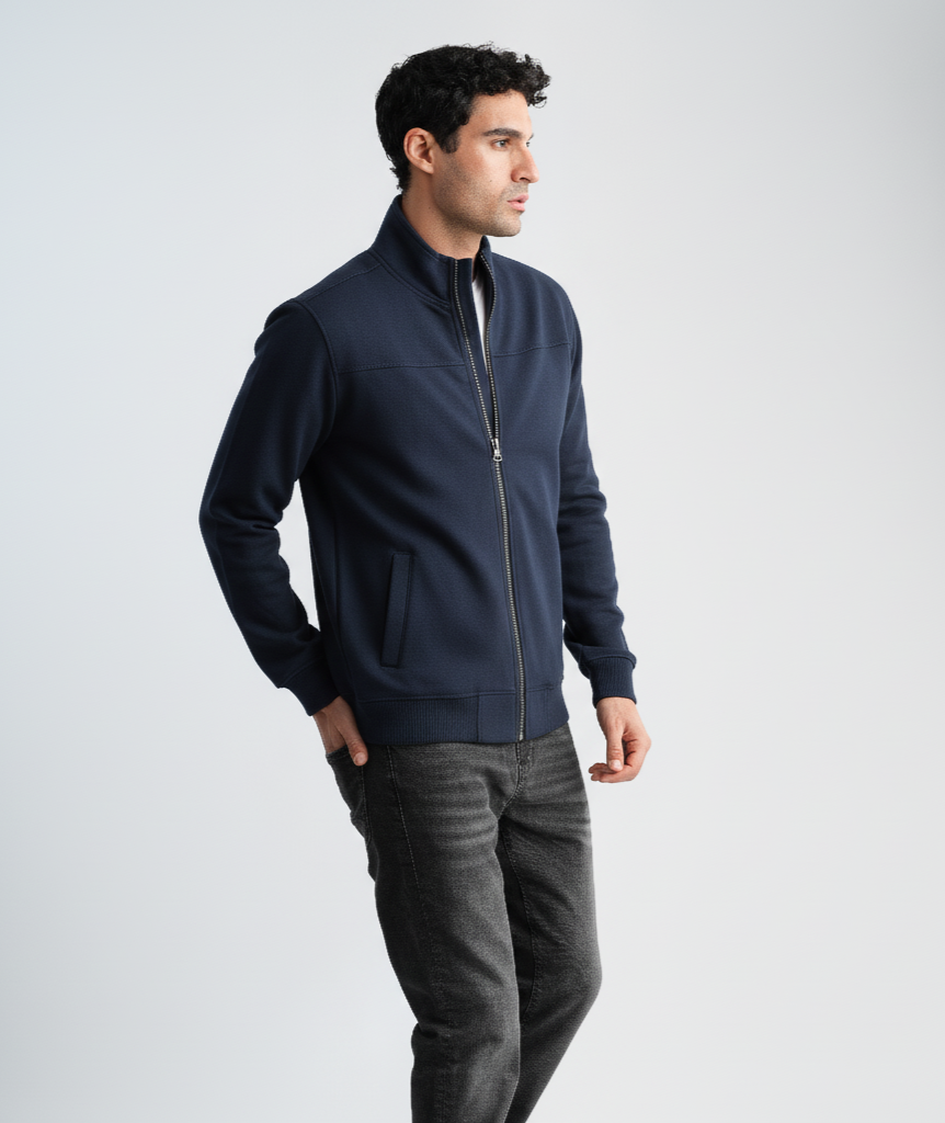 Men's Navy Sweatshirt-MSW-55