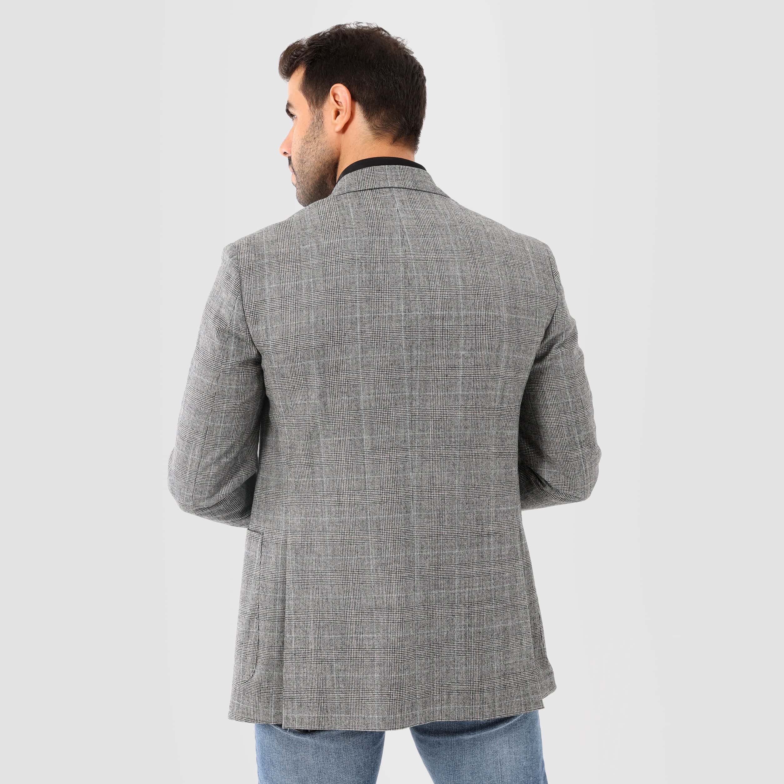 Black*Grey Blazer Jacket(363) - nagahomme