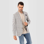 Checks chanee Blazer Jacket(365) - nagahomme