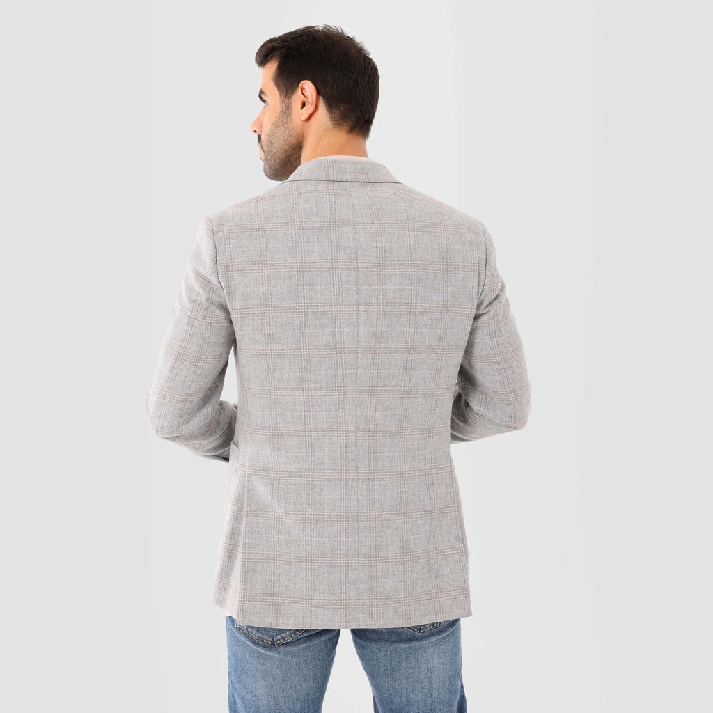 Checks chanee Blazer Jacket(365) - nagahomme