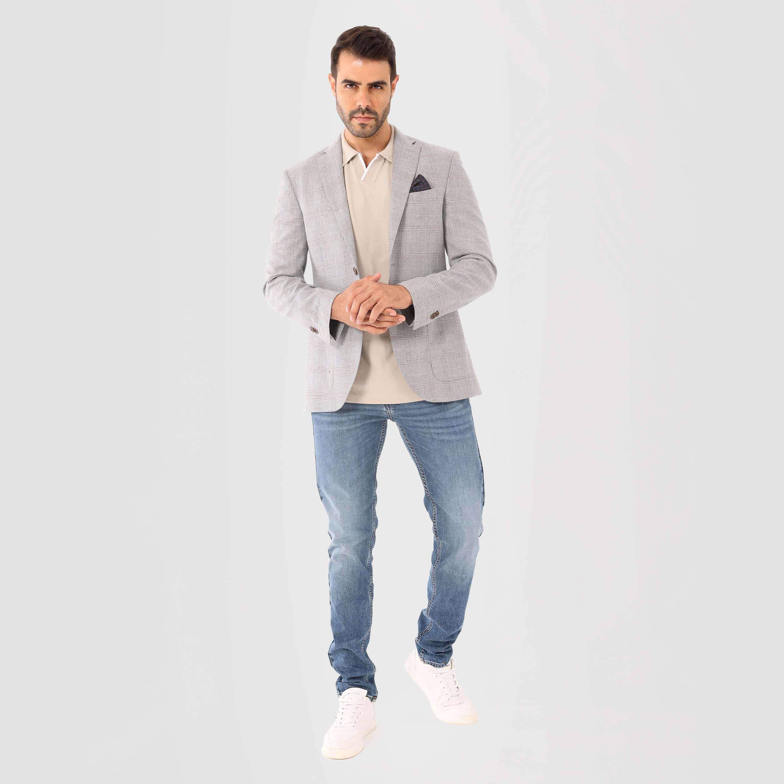 Checks chanee Blazer Jacket(365) - nagahomme