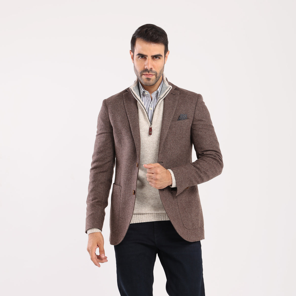 Brown Blazer Jacket(392)