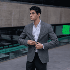 Dark Grey Blazer Jacket(393) - nagahomme