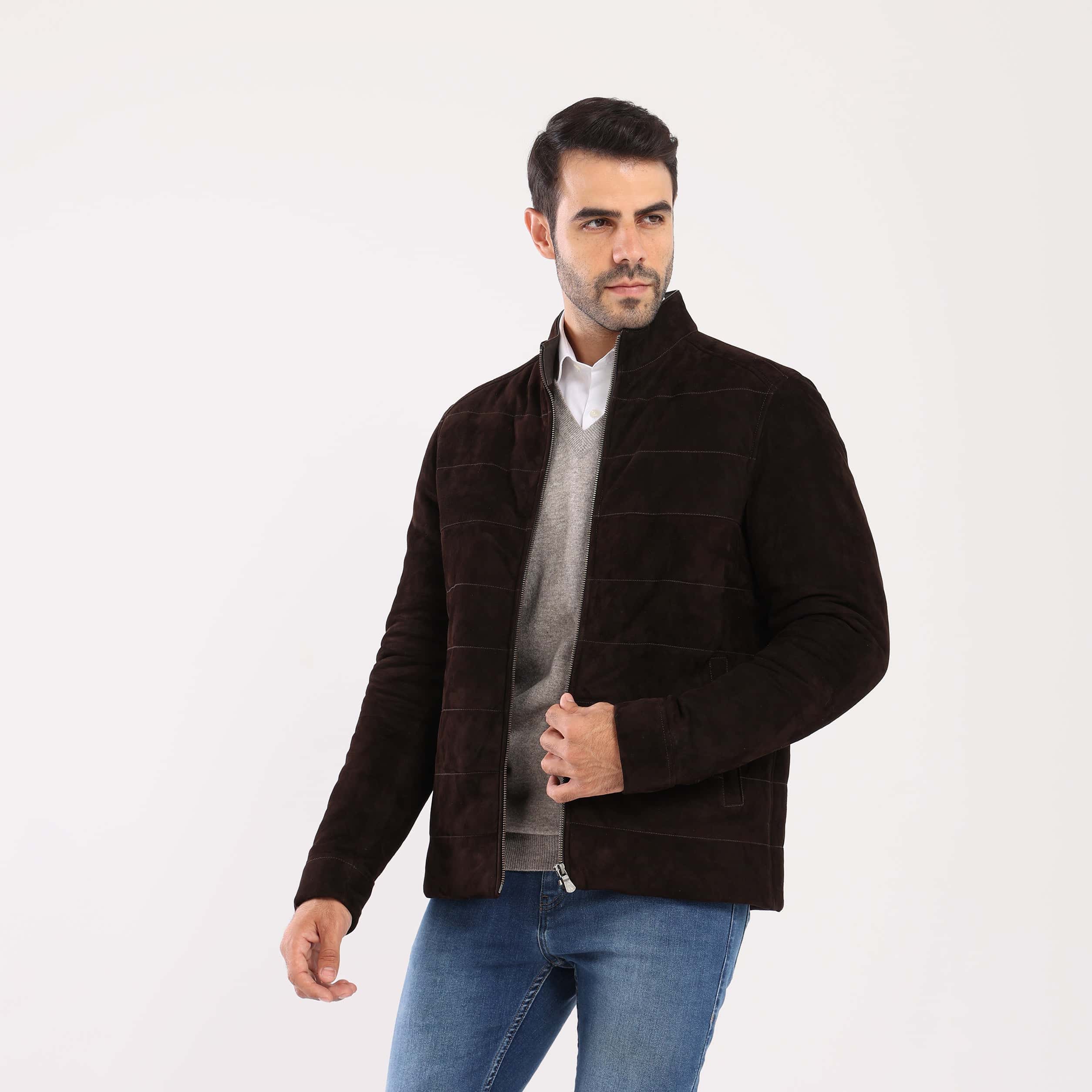 Brown Jacket Chamois(44) - nagahomme