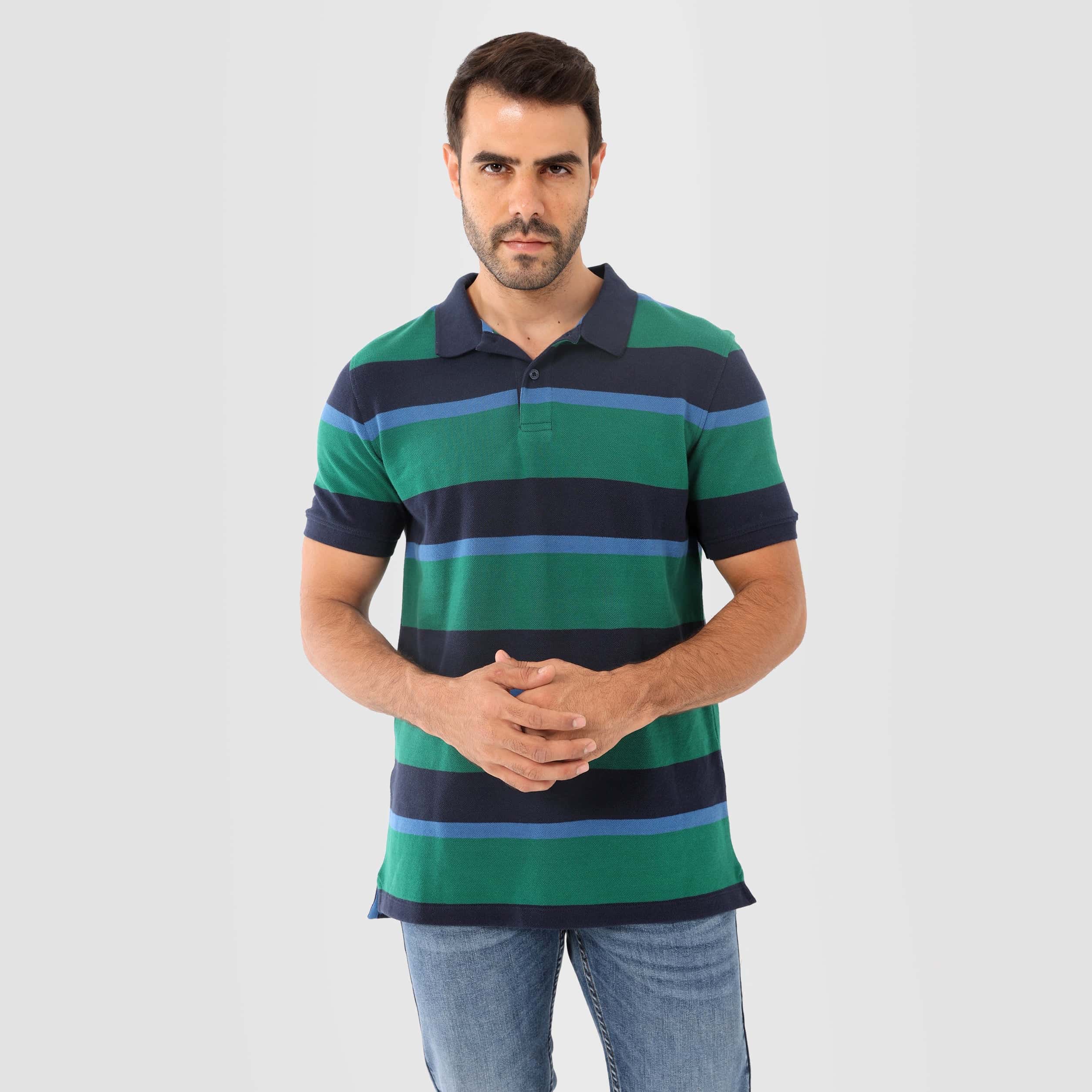 قميص بولو مخطط  Secondary image