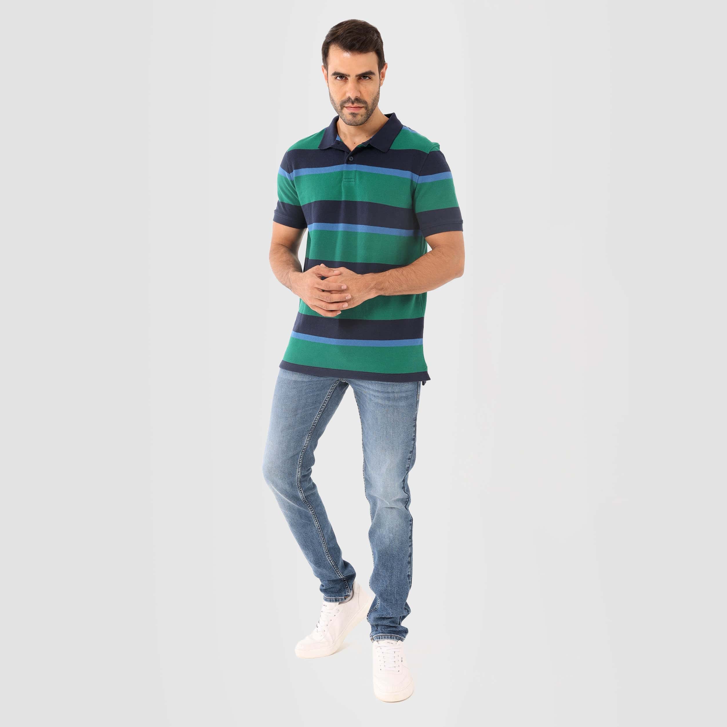 Men’s Stripes Polo - MPO-76 - nagahomme