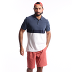 Navy Plain Short Sleeves Polo - MPO116s - nagahomme