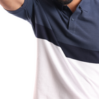 Navy Plain Short Sleeves Polo - MPO116s - nagahomme