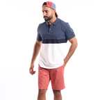 Navy Plain Short Sleeves Polo - MPO116s - nagahomme