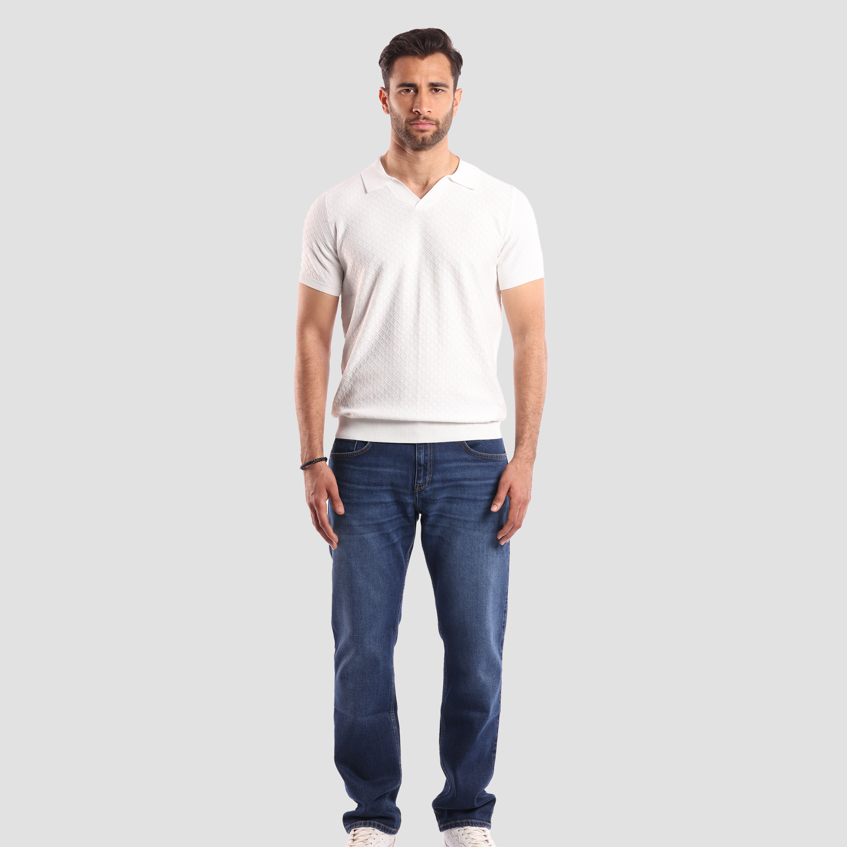 OFF White Plain Short Sleeves Polo - MPO131s - nagahomme