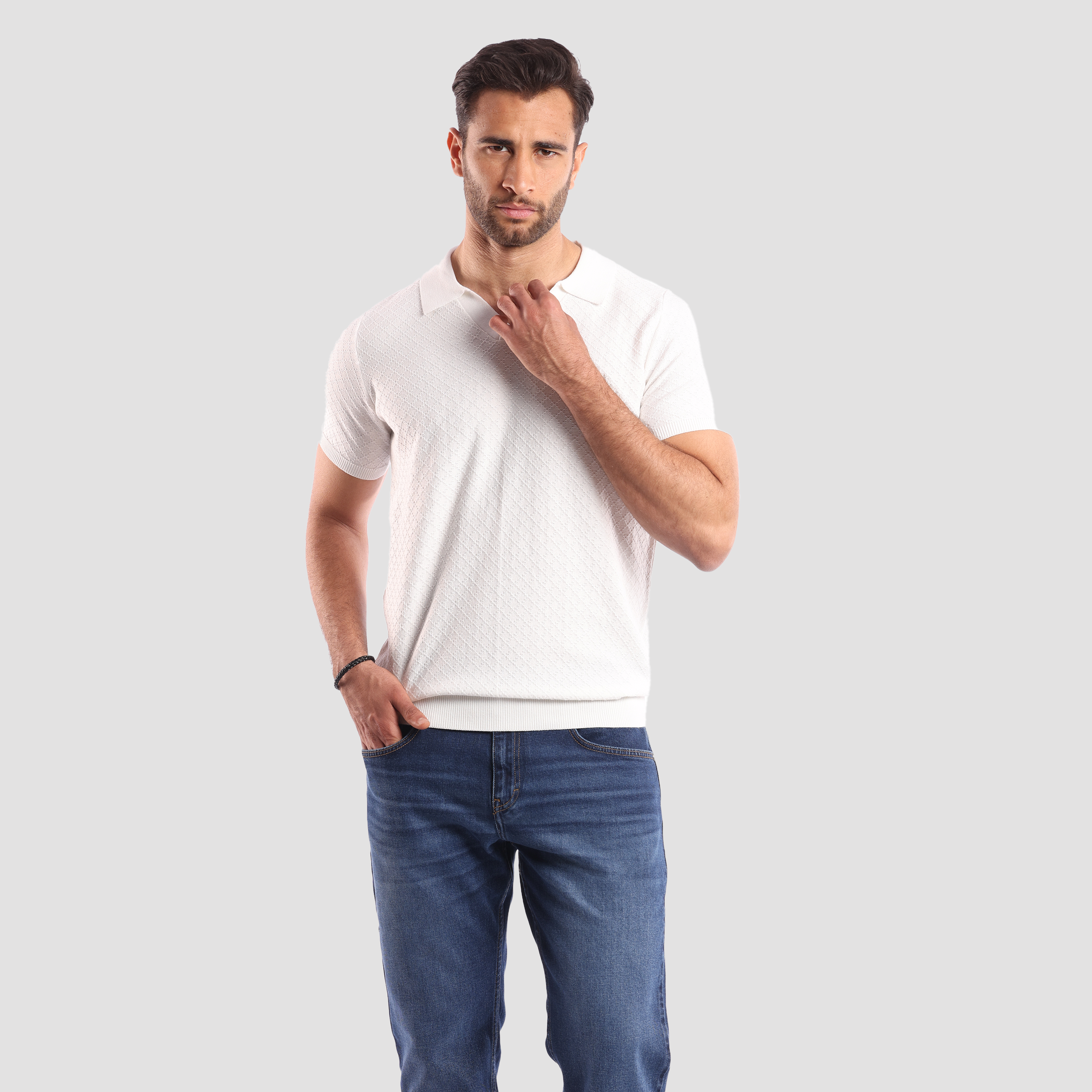 OFF White Plain Short Sleeves Polo - MPO131s - nagahomme