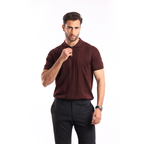 Bordeaux Short Sleeves Polo - MPO130s - nagahomme