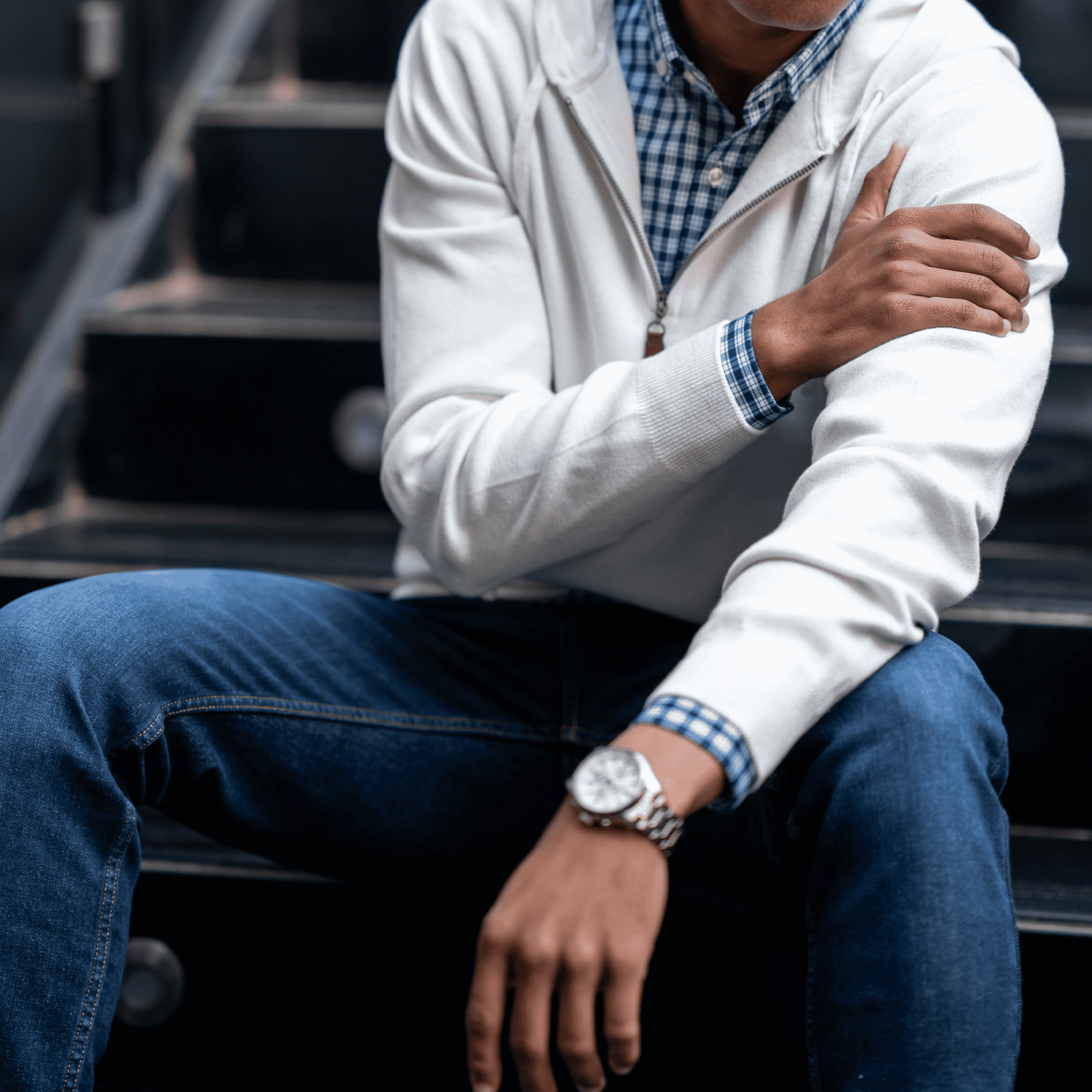 OFF WHITE HOODIE PULLOVER -MPLFSH-28 - nagahomme Main image