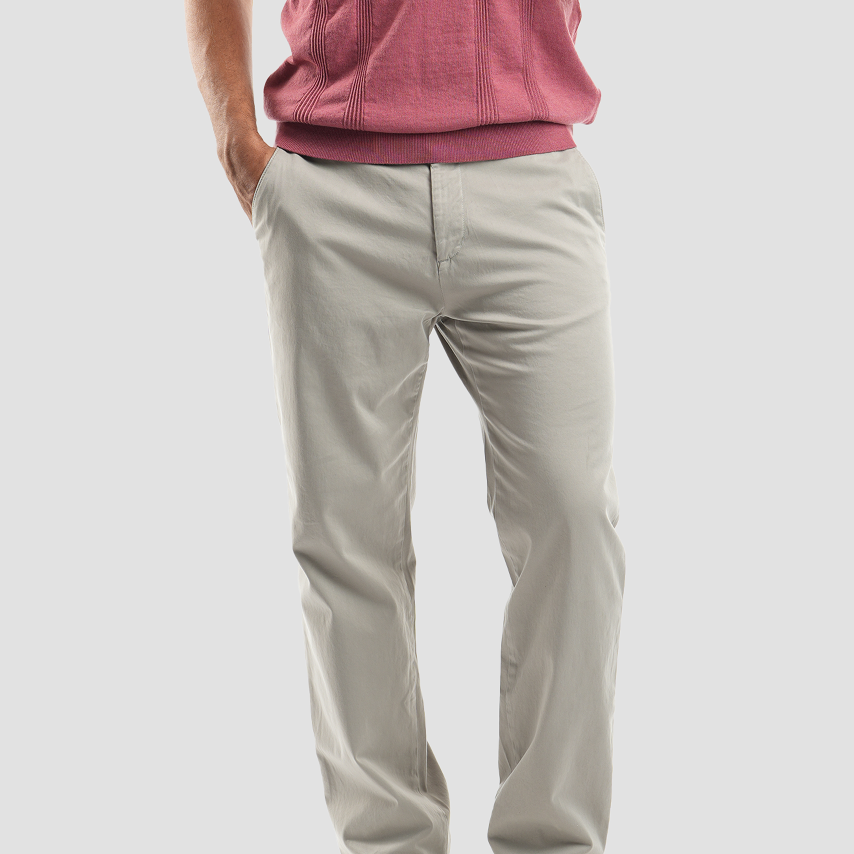 Grey Pants Gabardine(174) - Naga Homme