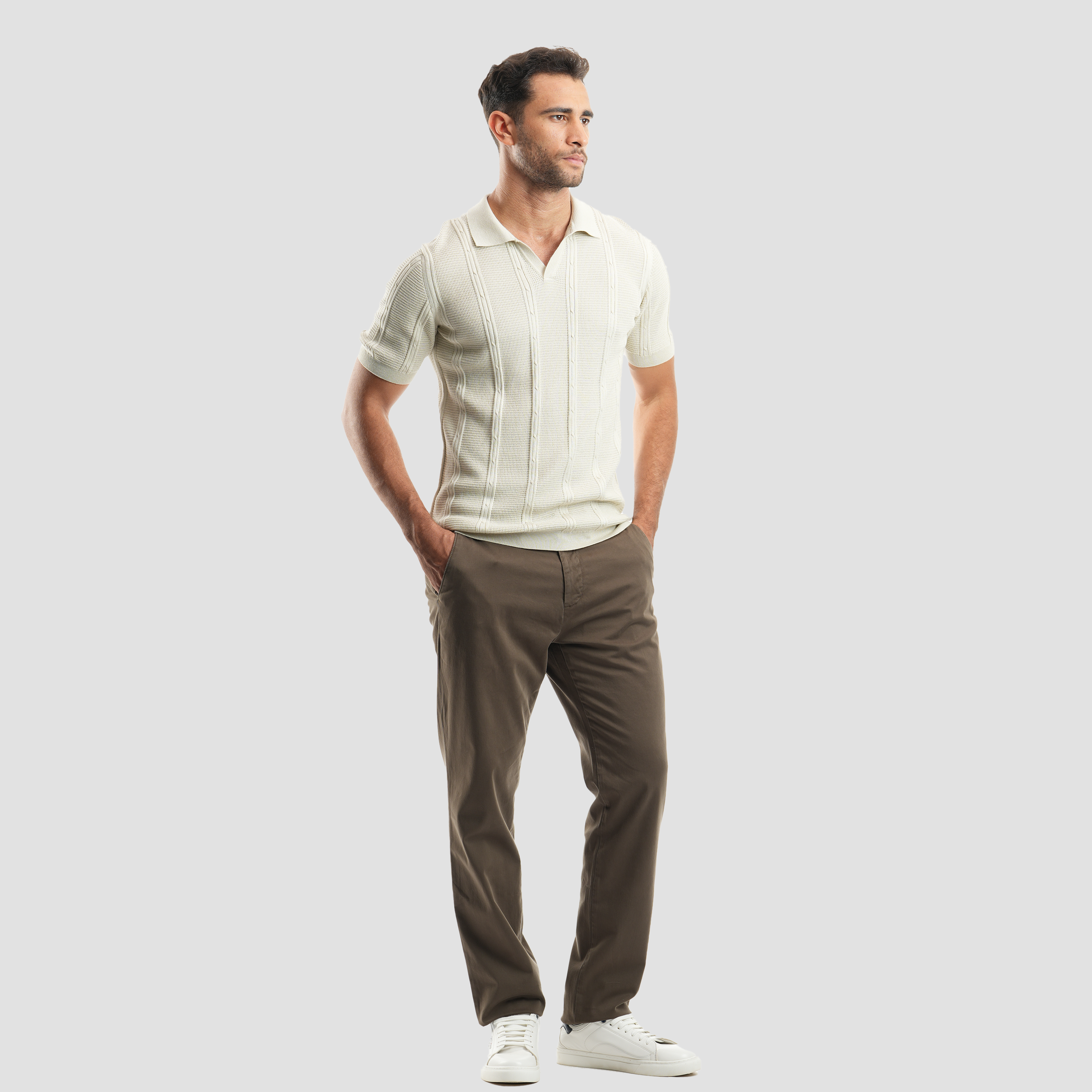 Olive Pants Gabardine(174) - Naga Homme Main image