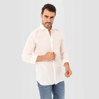 Off White Linen Shirt(995) - nagahomme