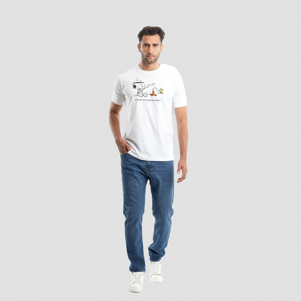 Printed short sleeves t-shirt-MTS-59S - Naga Homme