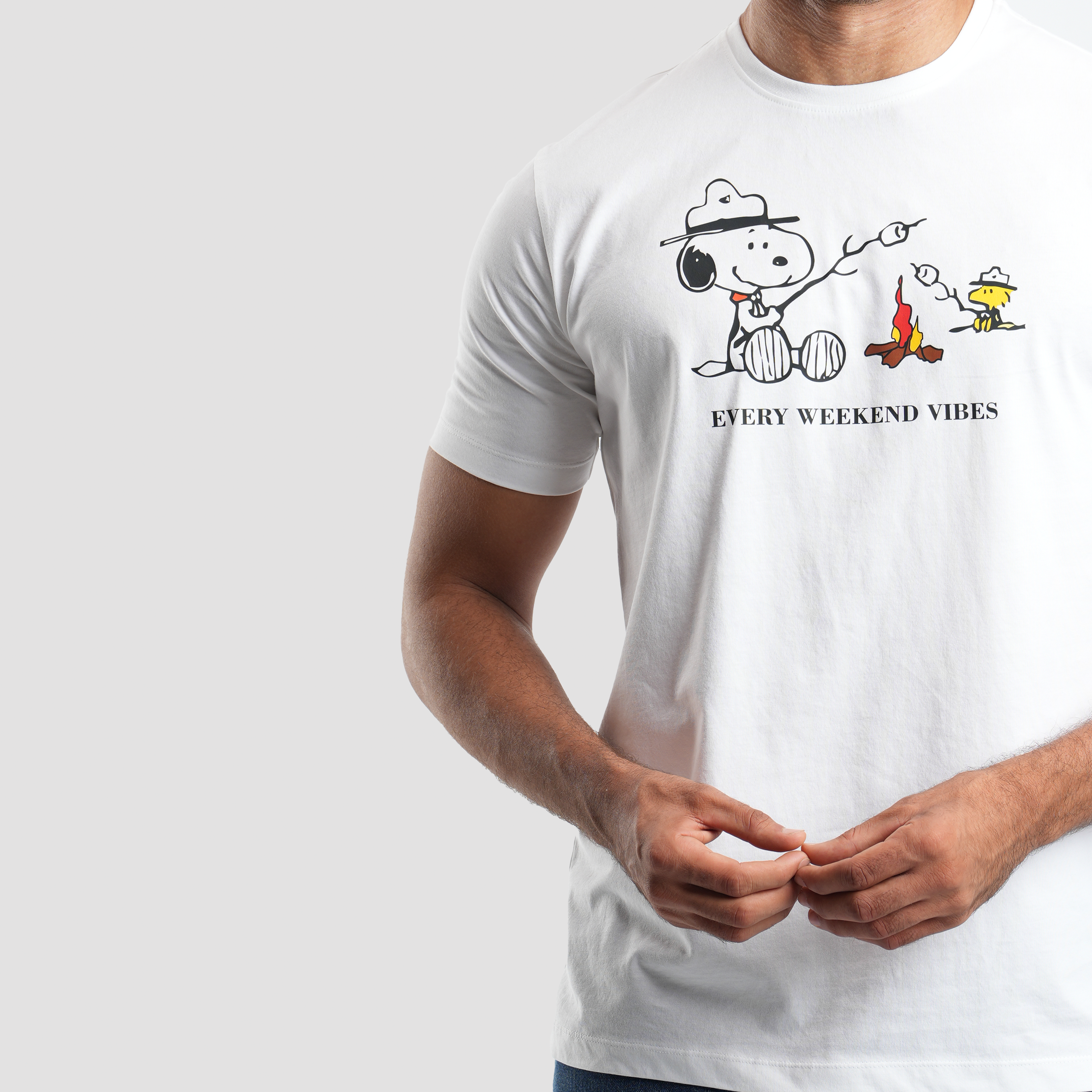 Printed short sleeves t-shirt-MTS-59S - Naga Homme