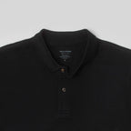 Black Plain Short Sleeves Polo(01)