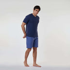 Men’s V-Neck Short Pajamas MPJS-64S - nagahomme