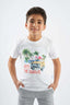 Boys Round neck Printed boys T-Shirts white(35) - nagahomme