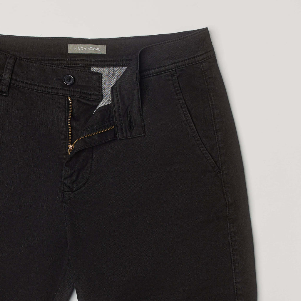 Black Gabardine Shorts(39) - nagahomme