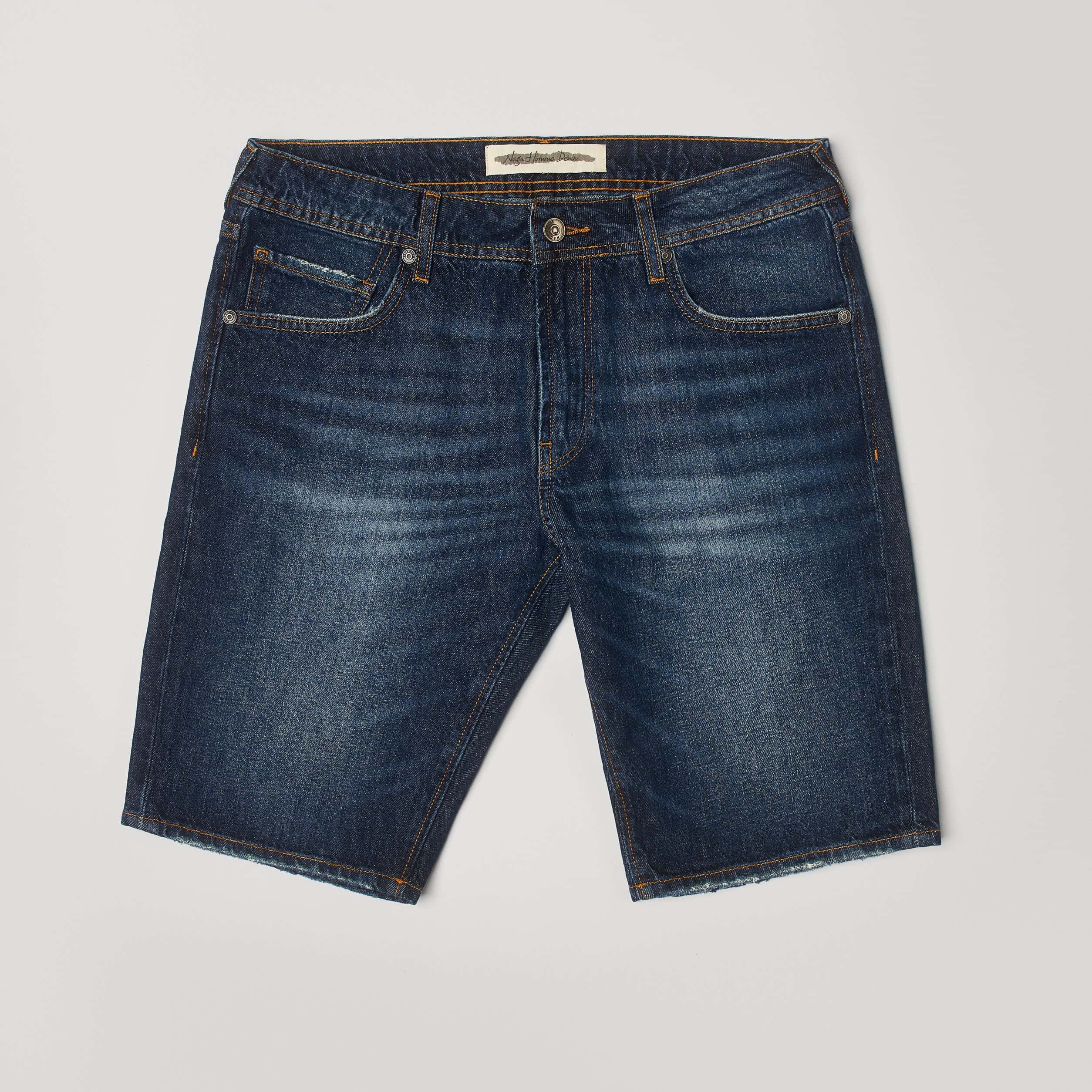 Navy Jeans Short (38) - nagahomme
