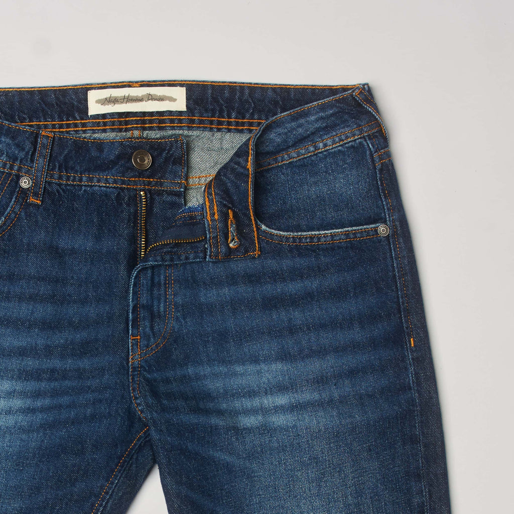 Navy Jeans Short (38) - nagahomme