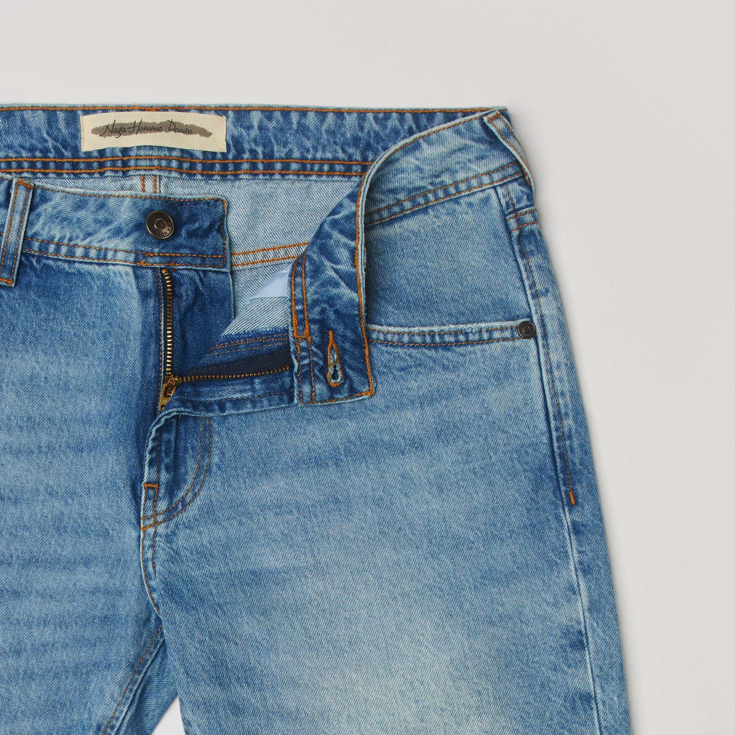 Light Blue Jeans Short (38) - nagahomme