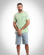 Light Green Pajama (MPJS-54S) - Naga Homme