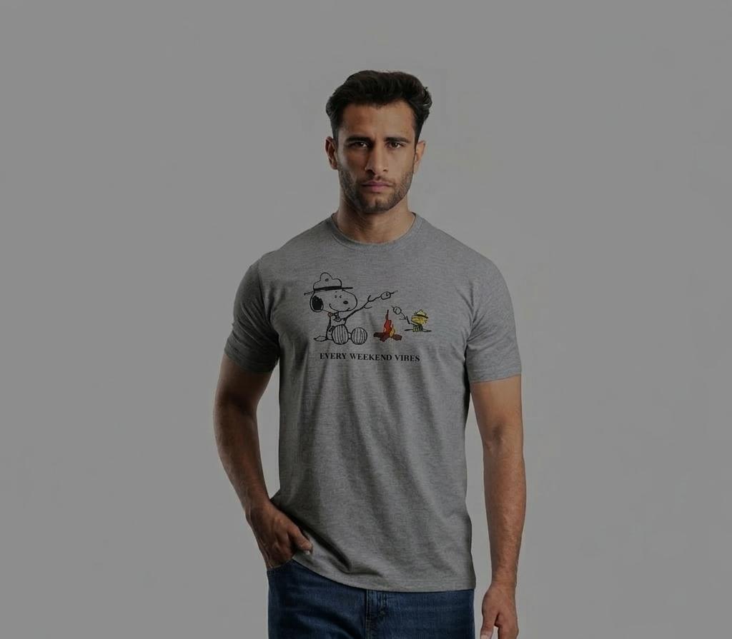 Printed short sleeves t-shirt-MTS-59S