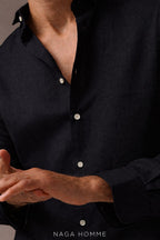 White Linen Shirt(MSH0284)