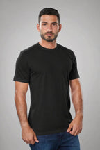 Plain Short Sleeves Round Neck(03)