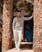 Men's Casual Linen Shirt