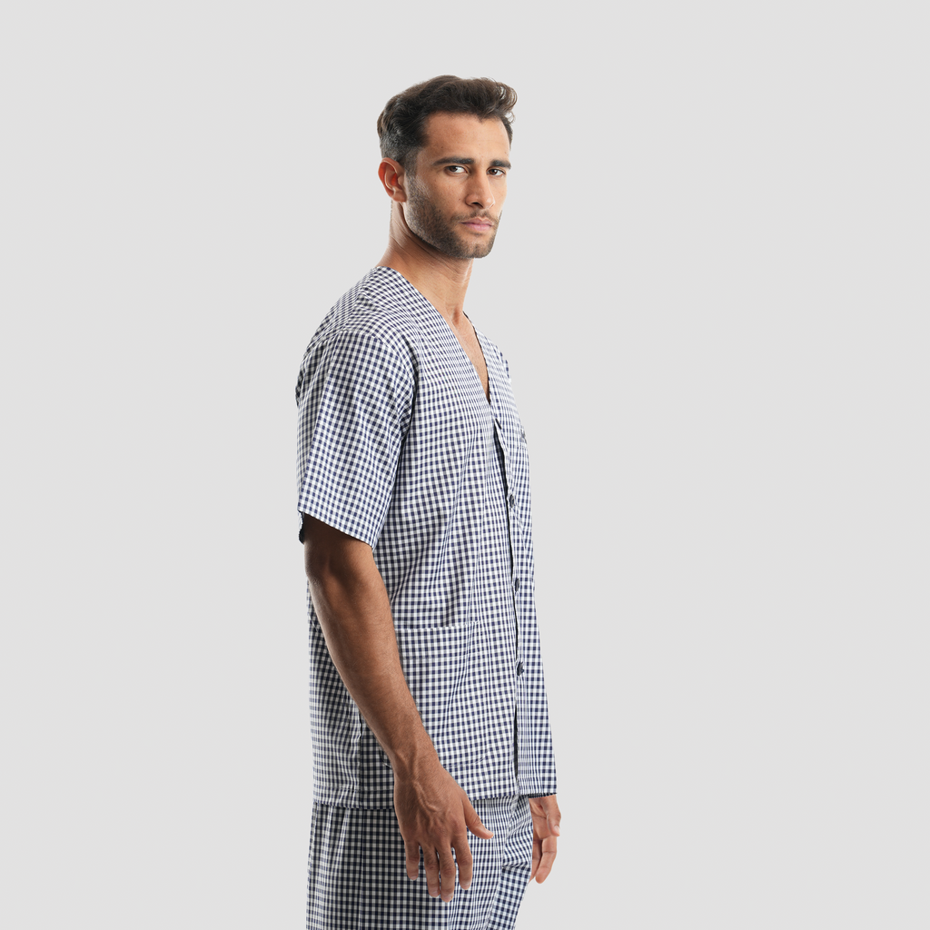 Navy pajamas 2 pieces - MPJCH-93 S - Naga Homme