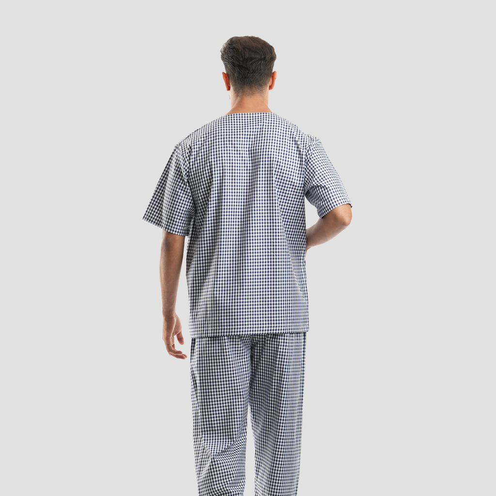 Navy pajamas 2 pieces - MPJCH-93 S - Naga Homme