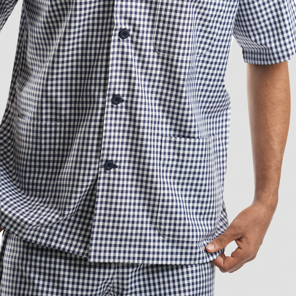 Navy pajamas 2 pieces - MPJCH-93 S - Naga Homme