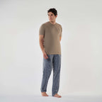 Men’s V-Neck Pajamas - 
MPJH145S - nagahomme