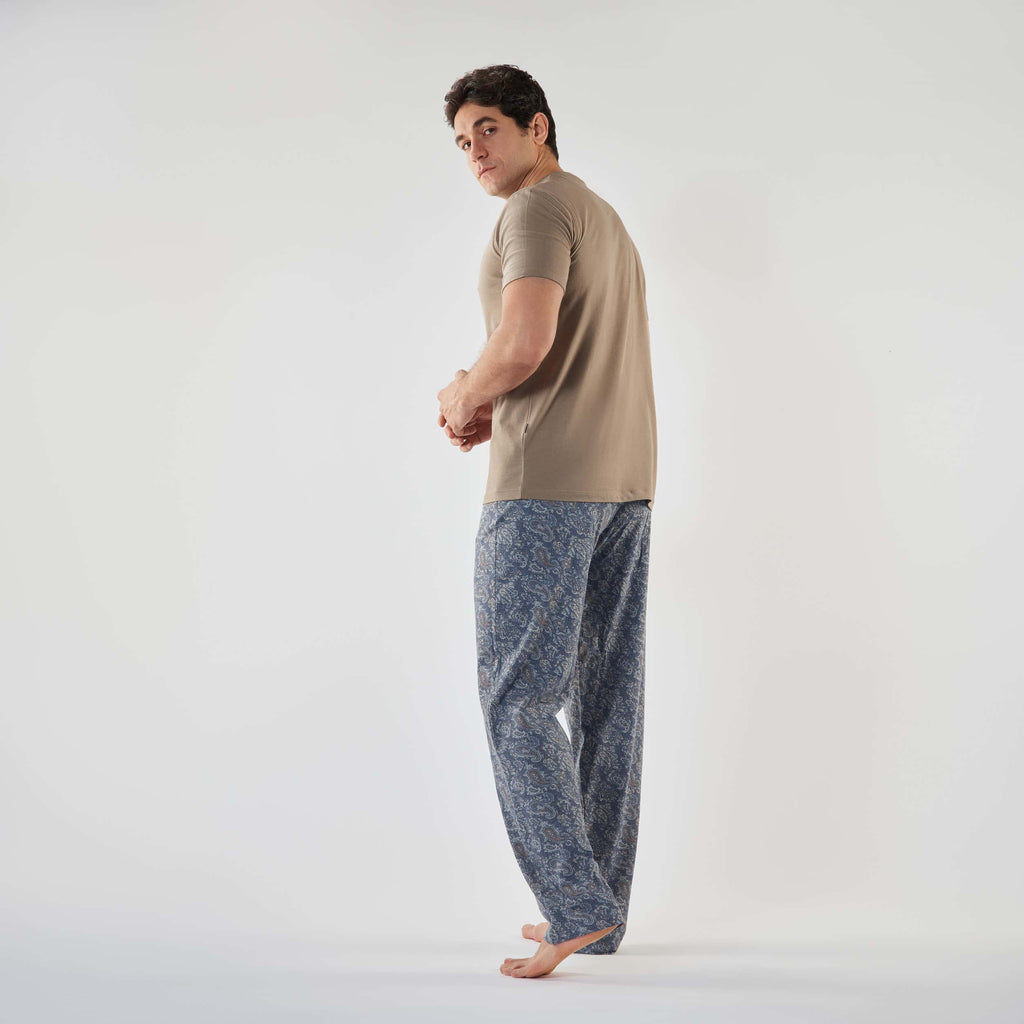 Men’s V-Neck Pajamas - 
MPJH145S - nagahomme