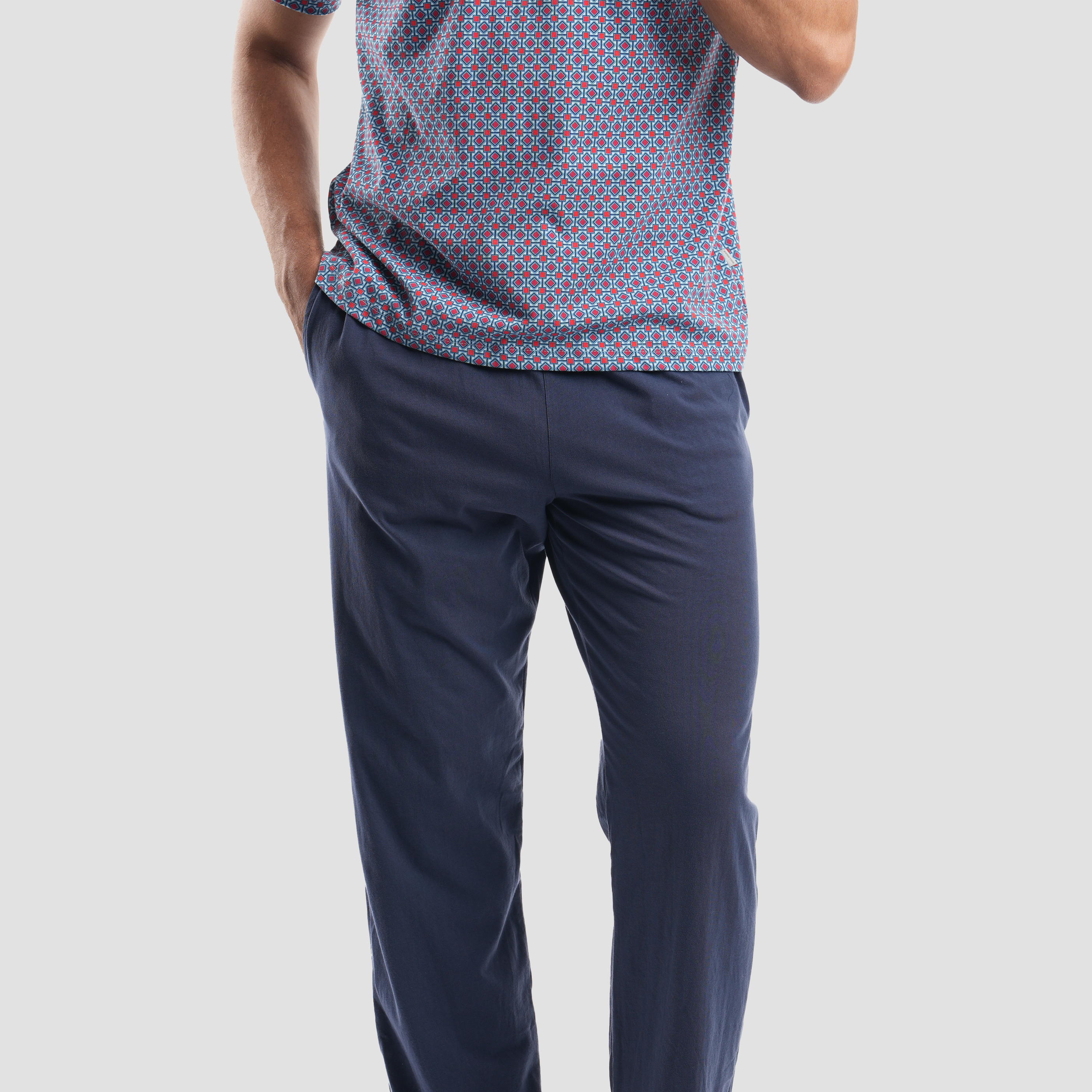 Navy pajamas 2 pieces -MPJH151 S - Naga Homme