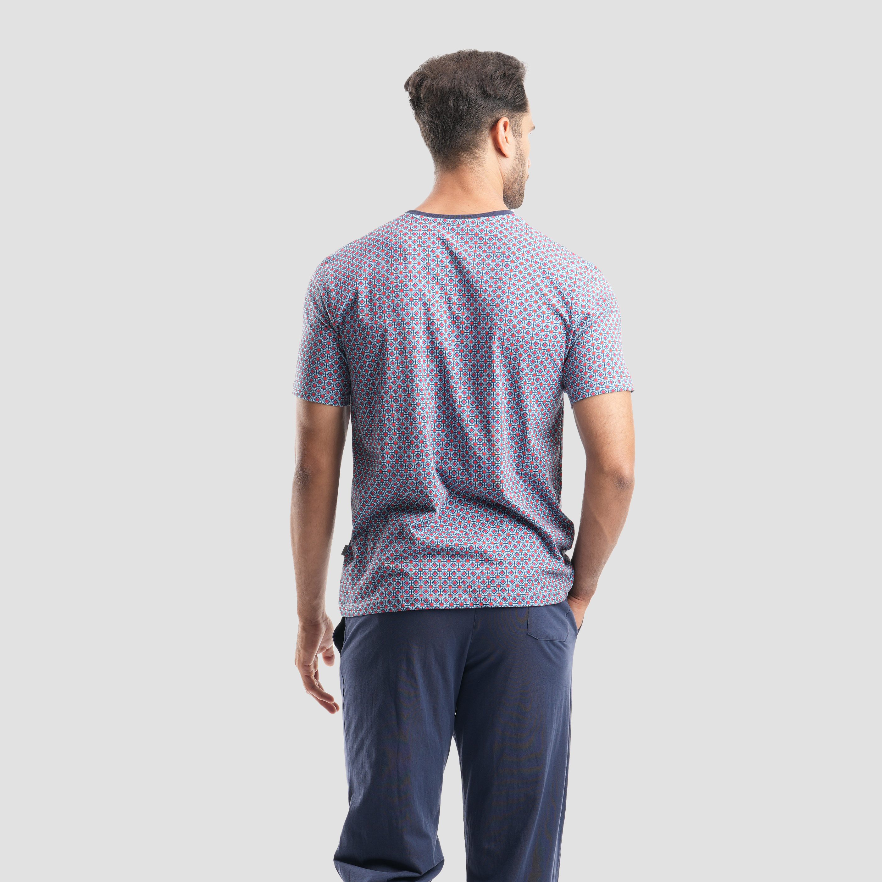 Navy pajamas 2 pieces -MPJH151 S - Naga Homme