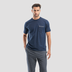 Navy pajamas 2 pieces -MPJH160S - Naga Homme