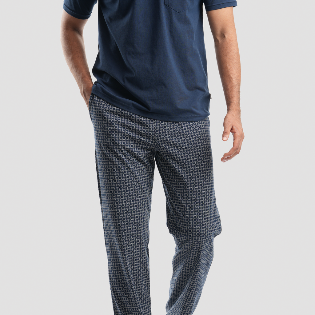 Navy pajamas 2 pieces -MPJH160S - Naga Homme