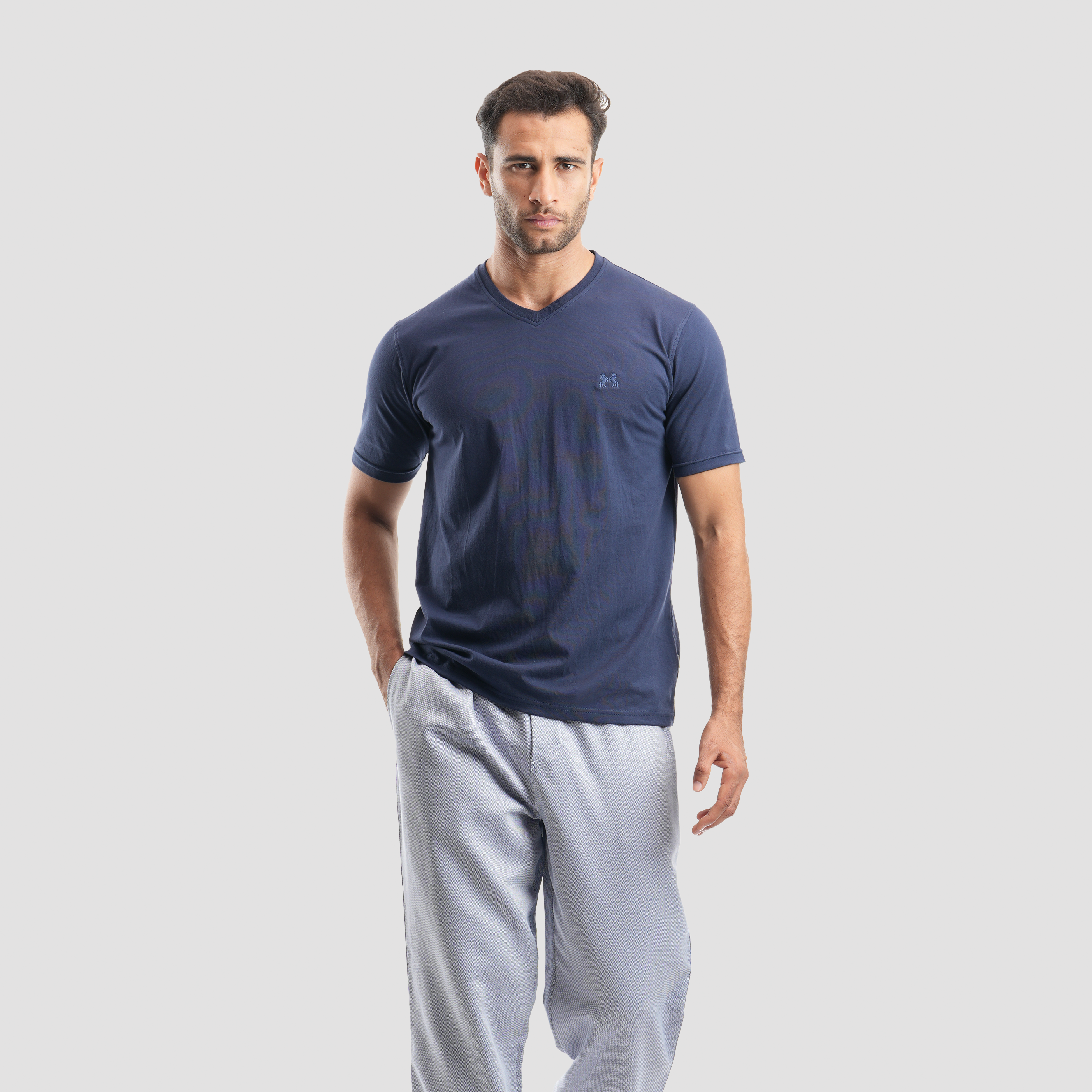 Navy pajama 2 pieces -MPJH168 S - Naga Homme