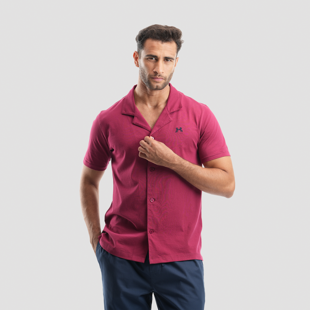 Short Sleeve Pajama - MPJH174 S - Naga Homme