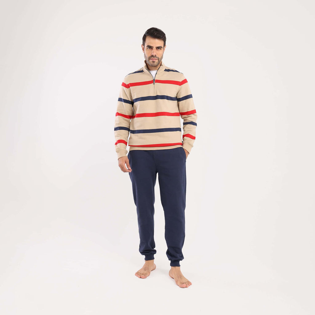 Stripe Long Sleeve Pajama - MPJL101 - nagahomme