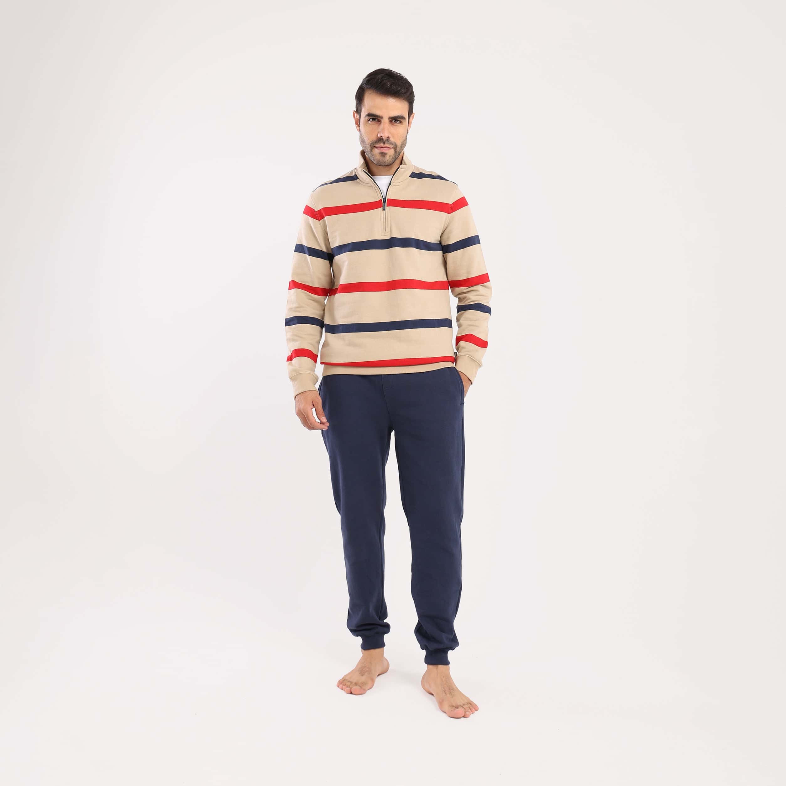 Stripe Long Sleeve Pajama - MPJL101 - nagahomme