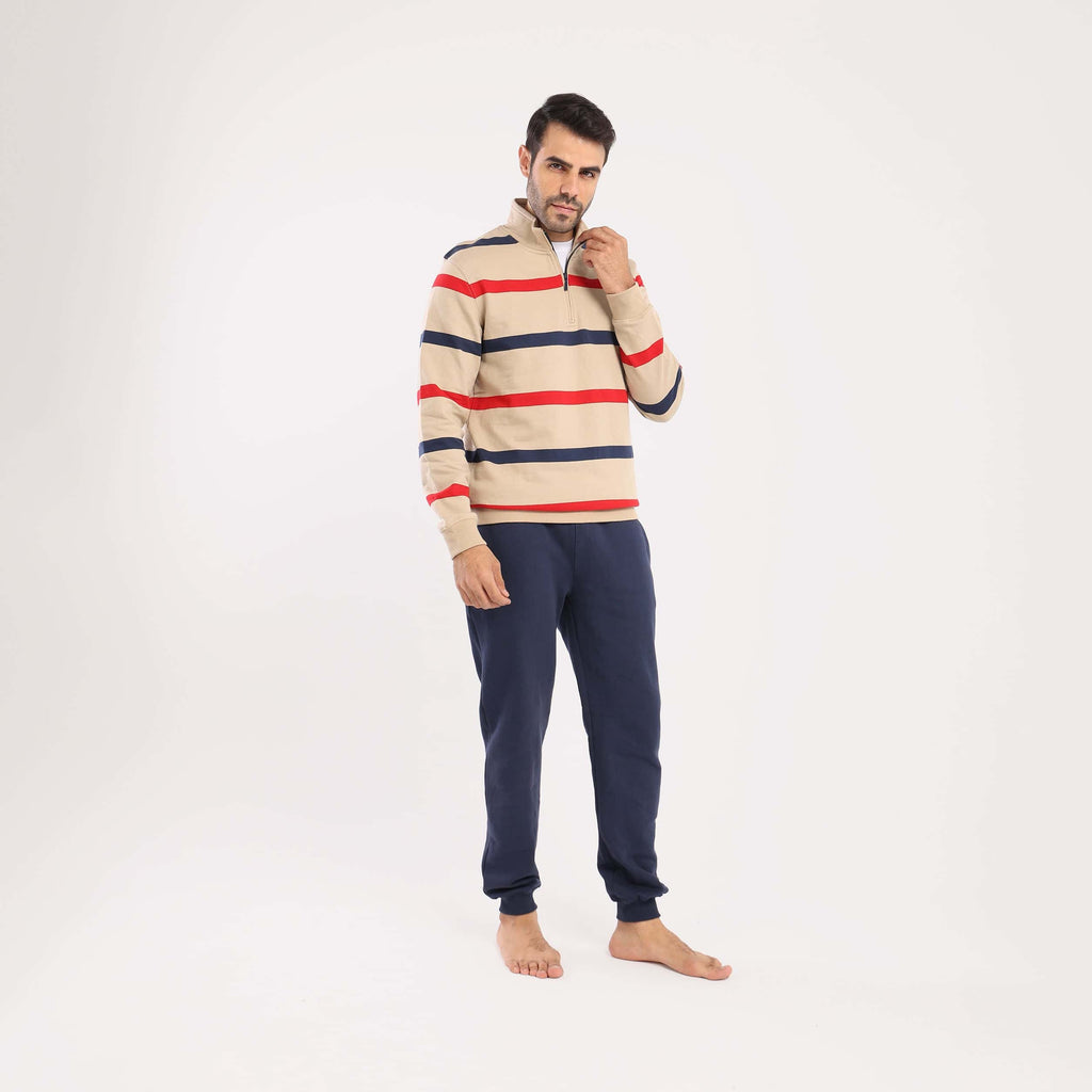 Stripe Long Sleeve Pajama - MPJL101 - nagahomme