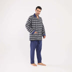 Black*grey Checks  Classic Pajama(132) - nagahomme
