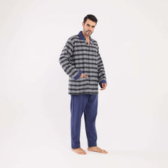 Black*grey Checks  Classic Pajama(132) - nagahomme